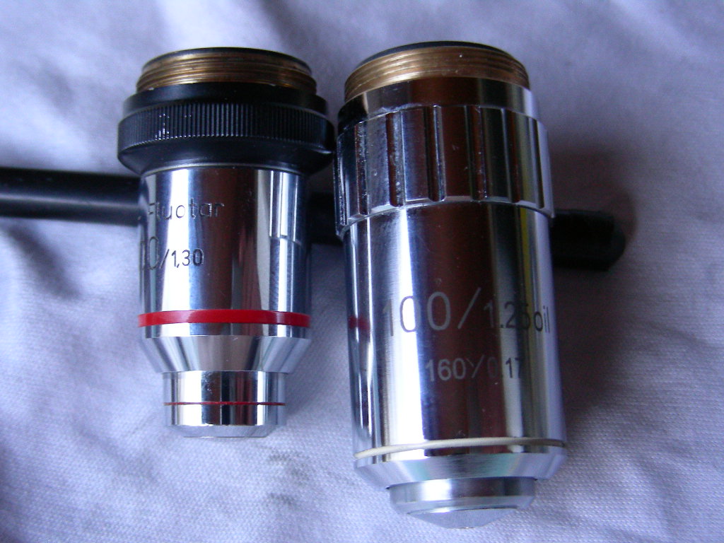 Obiettivi  X100 oil ...